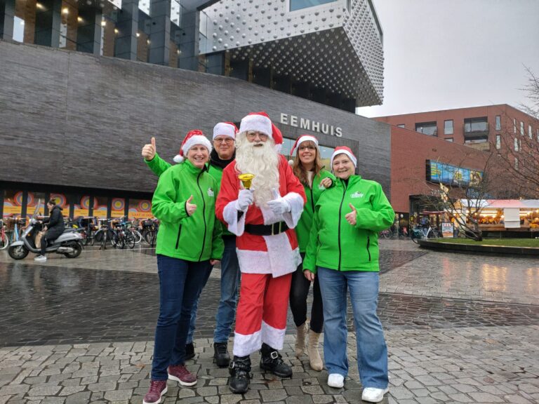 kerstman eemplein amersfoort actiedag 2022